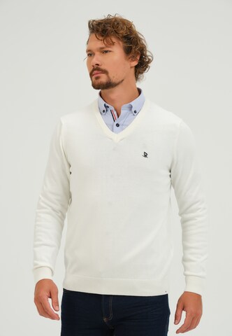 Giorgio di Mare Sweater in White: front