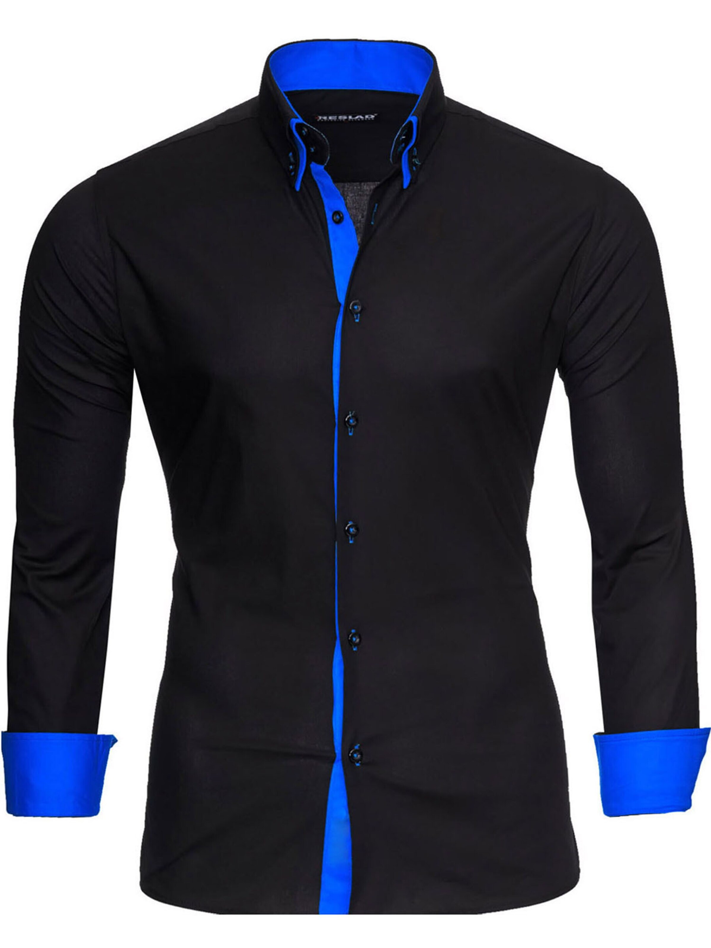 Reslad Button Up Shirt 'RS7050' in Blue: front