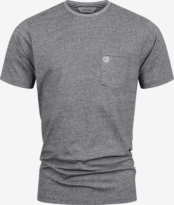 INDICODE JEANS Shirt 'Strib' in Grey: front