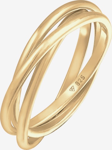 ELLI Ring Wickelring in Gold: predná strana