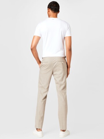 BOSS Black - Slimfit Traje 'Huge' en beige