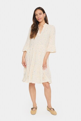 SAINT TROPEZ Jurk 'Eda' in Beige