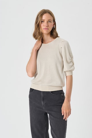 Pull-over 'Varaia' Part Two en beige : devant