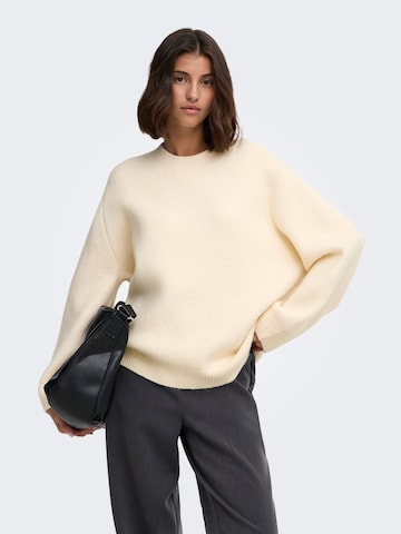 JDY Pullover 'JDYKimie' in Beige: Vorderseite