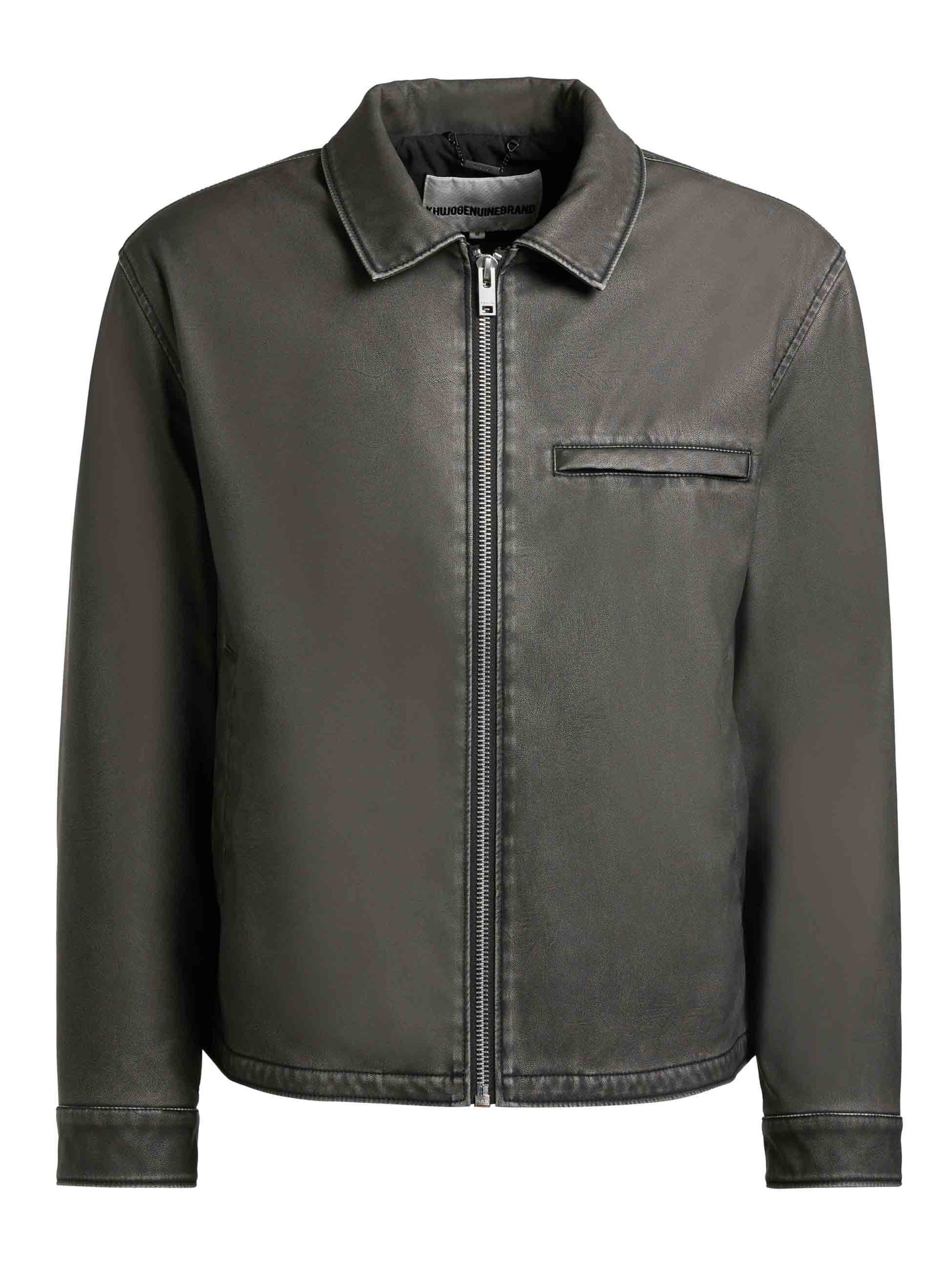 khujo Tussenjas 'Beck' in Zwart: voorkant