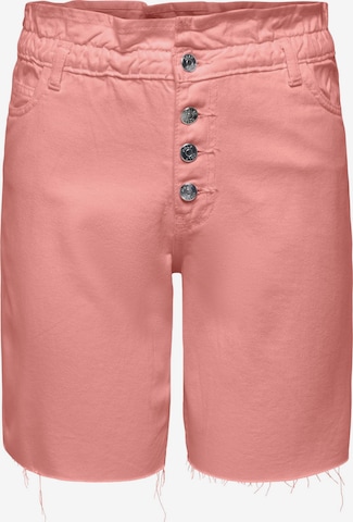 ONLY Regular Панталон 'CUBA' в розово: отпред