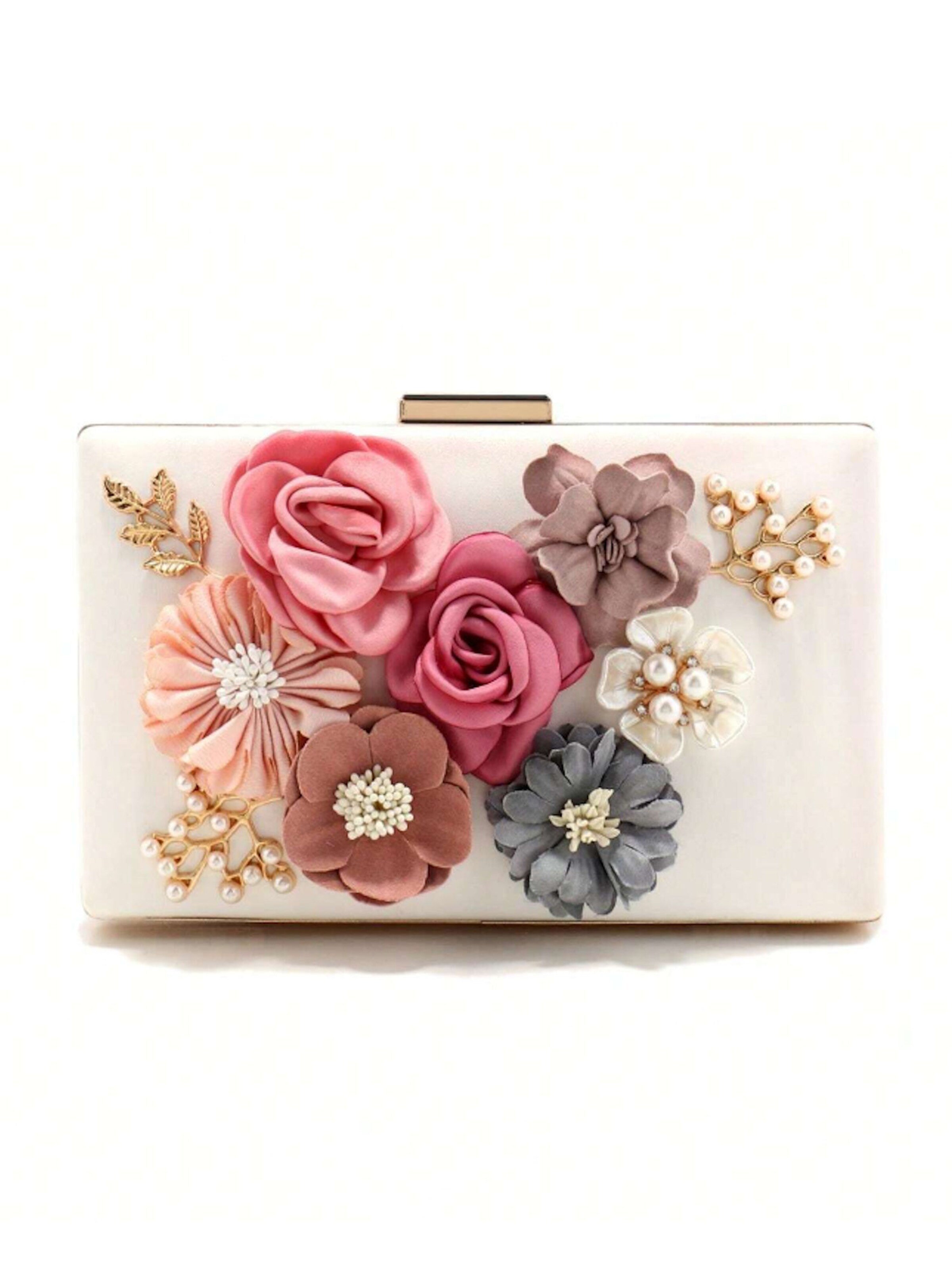 Tomshop24-7 Clutch 'Floris' in White