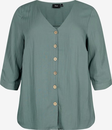 Zizzi - Blusa 'VMACY' em verde: frente