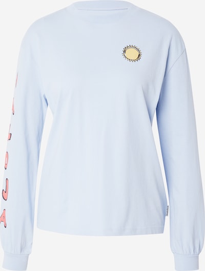Maloja Sportshirt 'Sano' in nude / pastellblau / gelb / grau, Produktansicht