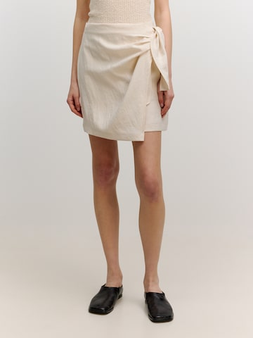 EDITED Skirt 'Iris' in Beige: front