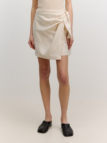 EDITED Rok 'Iris' in Beige: voorkant