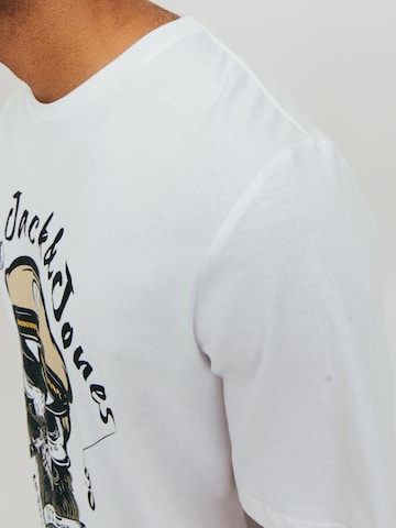 JACK & JONES Μπλουζάκι 'Roxbury' σε λευκό