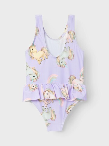 NAME IT - Traje de baño 'Zuna' en lila