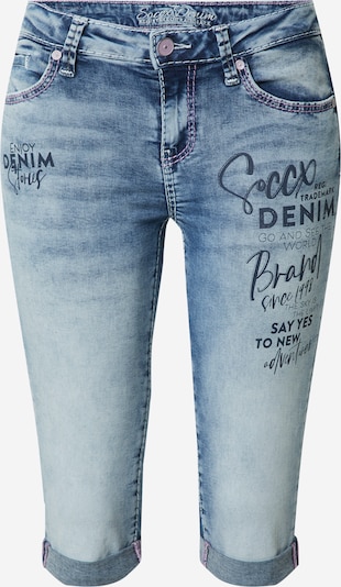 Soccx Jean 'RO:MY' en bleu, Vue avec produit