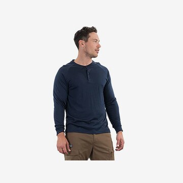 Bergans Shirt in Blauw: voorkant