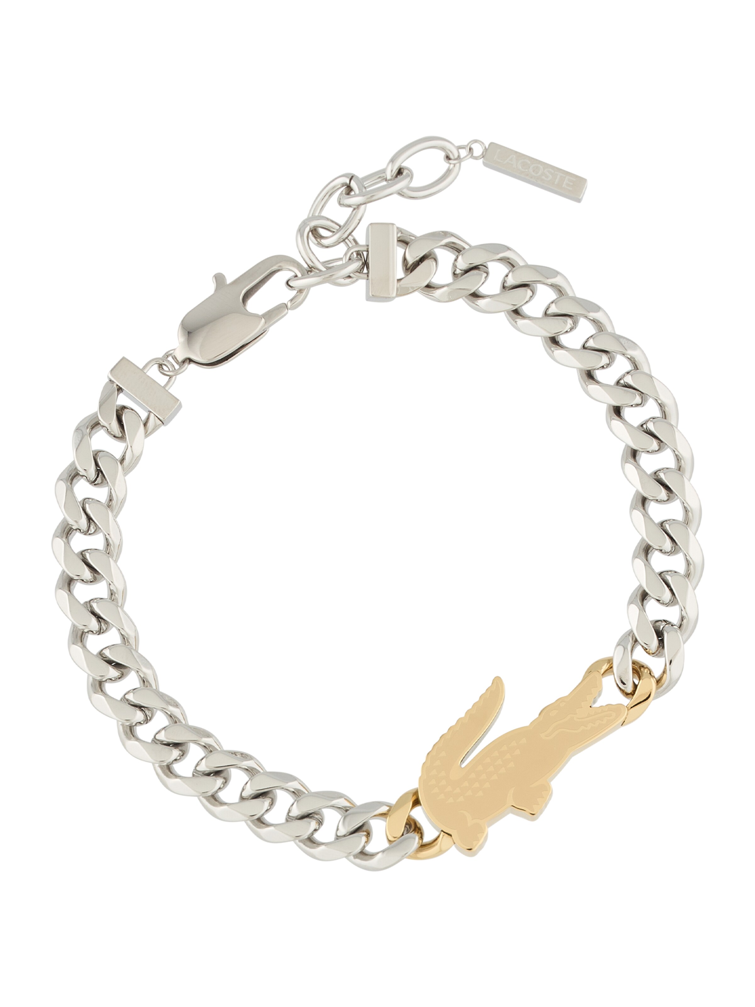 LACOSTE Bracelet 'Arthor' in Silver