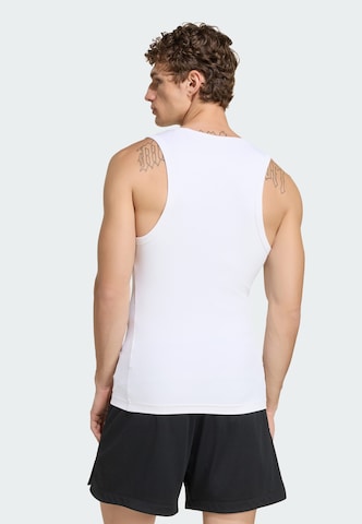 ADIDAS PERFORMANCE Λειτουργικό μπλουζάκι 'Power Essentials' σε λευκό