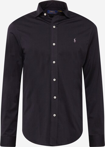 Polo Ralph Lauren Poslovna srajca | črna barva: sprednja stran