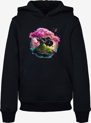 F4NT4STIC Sweatshirt in Zwart: voorkant