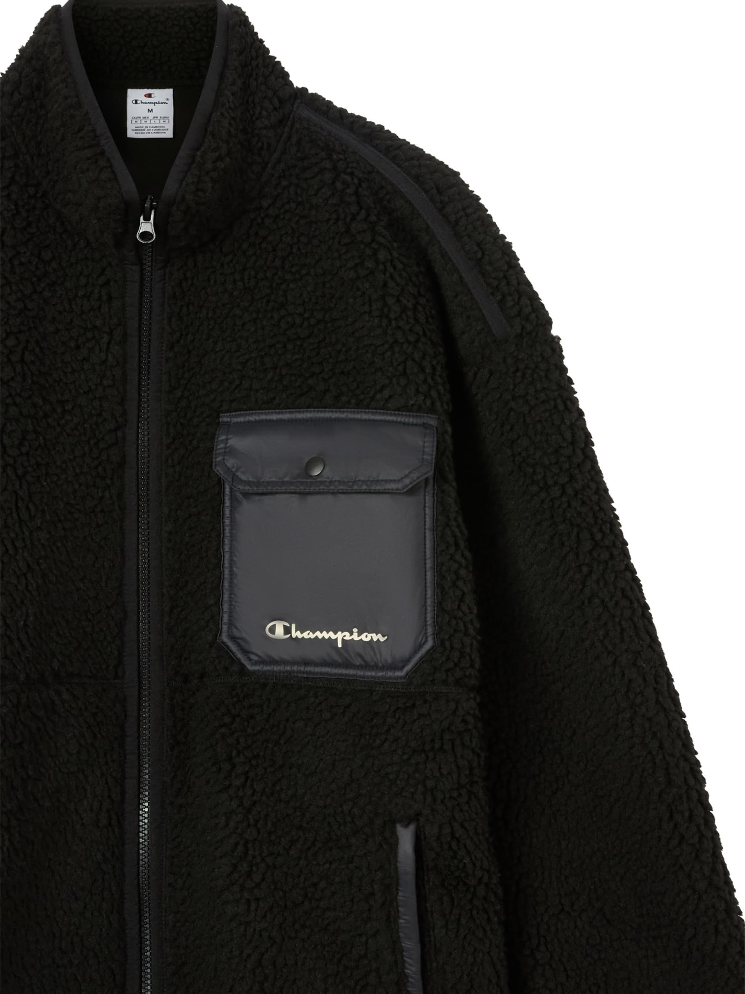 Champion Authentic Athletic Apparel Fleece jacket in Black