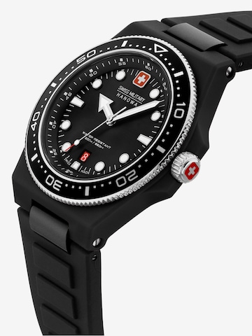 SWISS MILITARY HANOWA Taucheruhr 'Ocean Pioneer' in Schwarz