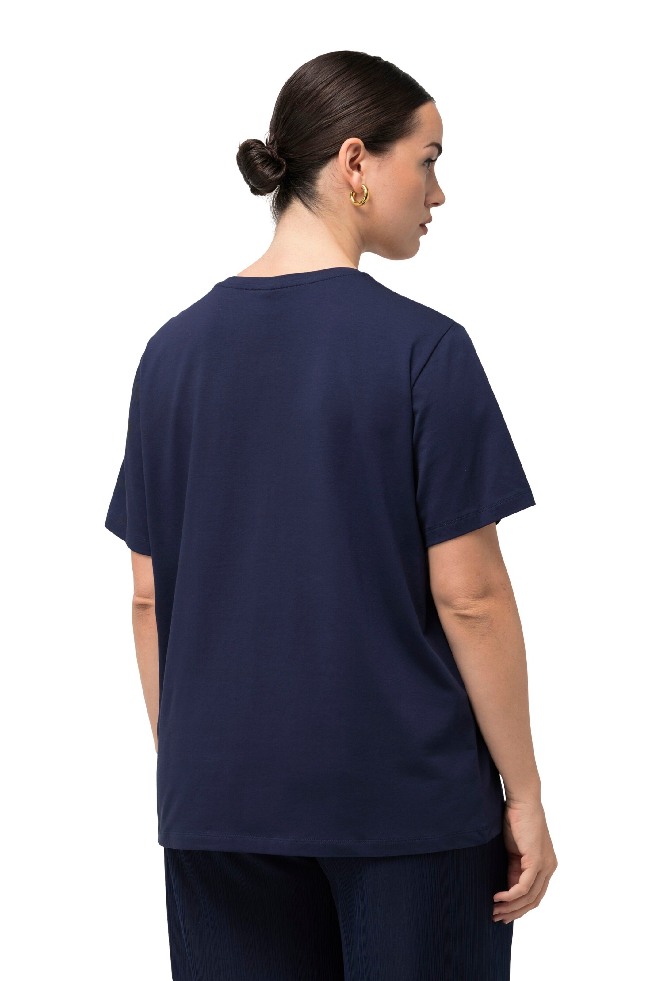 T-shirt Ulla Popken en bleu