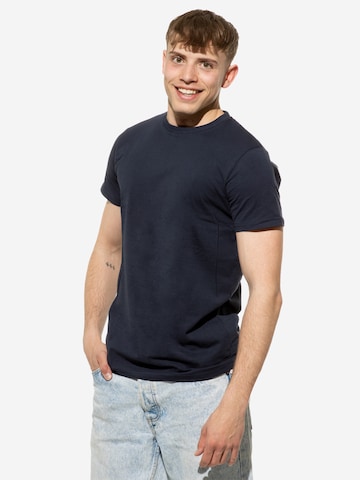 Cotton Prime - Camisa em azul: frente