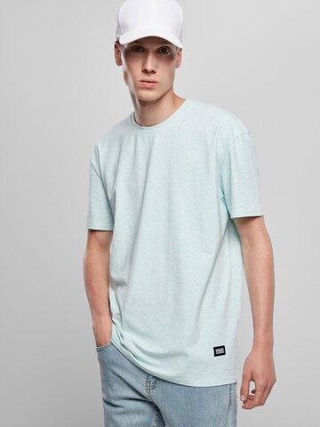 T-Shirt Urban Classics en bleu : devant