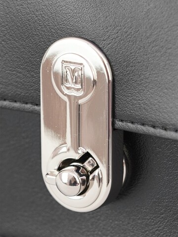 Borsa a spalla 'Borsa a Spalla Carol Miniflap Bruno Magli Eco-Pelle Twist Lock' di Bruno Magli in nero