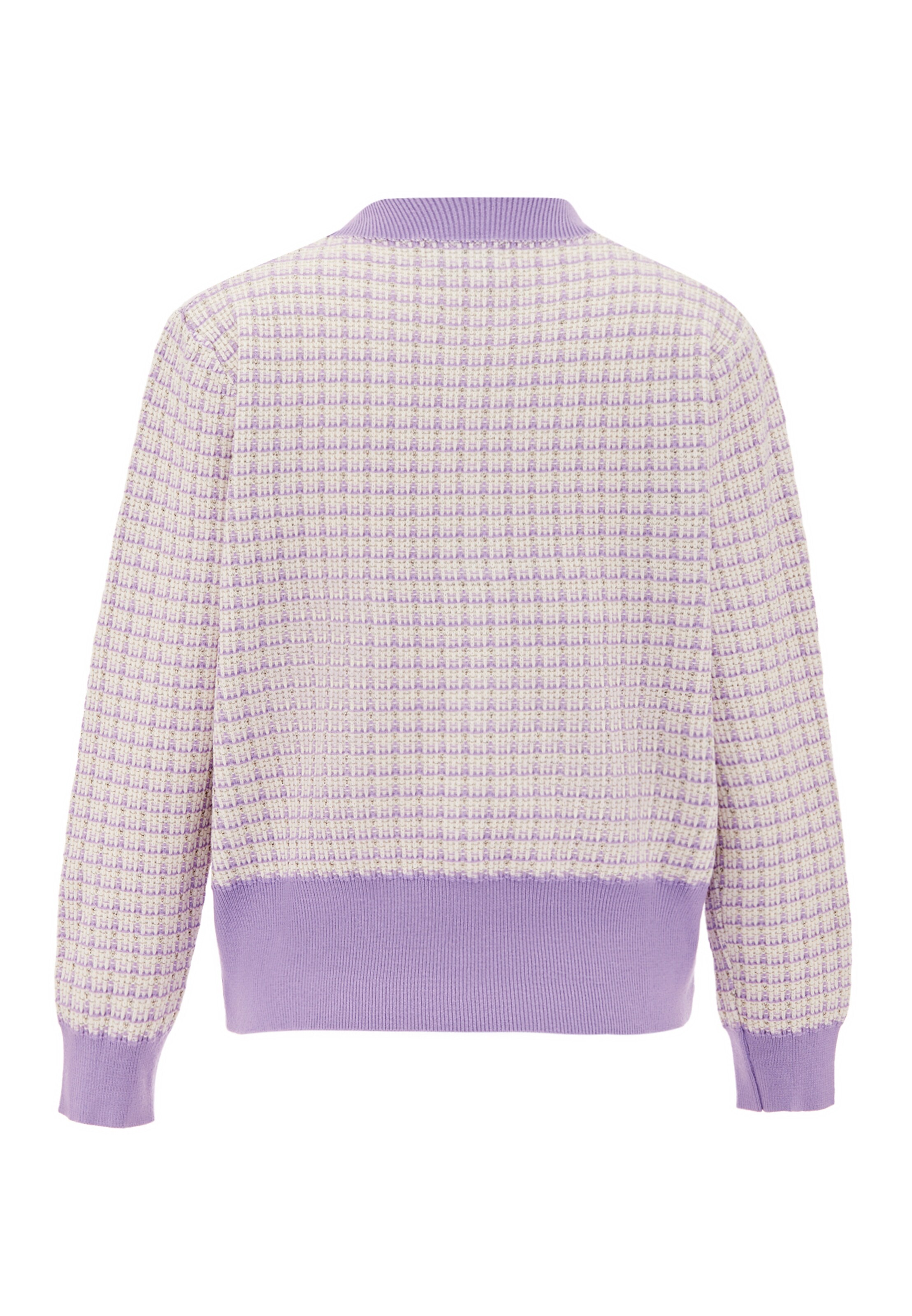 NAEMI Плетена жилетка в лилав