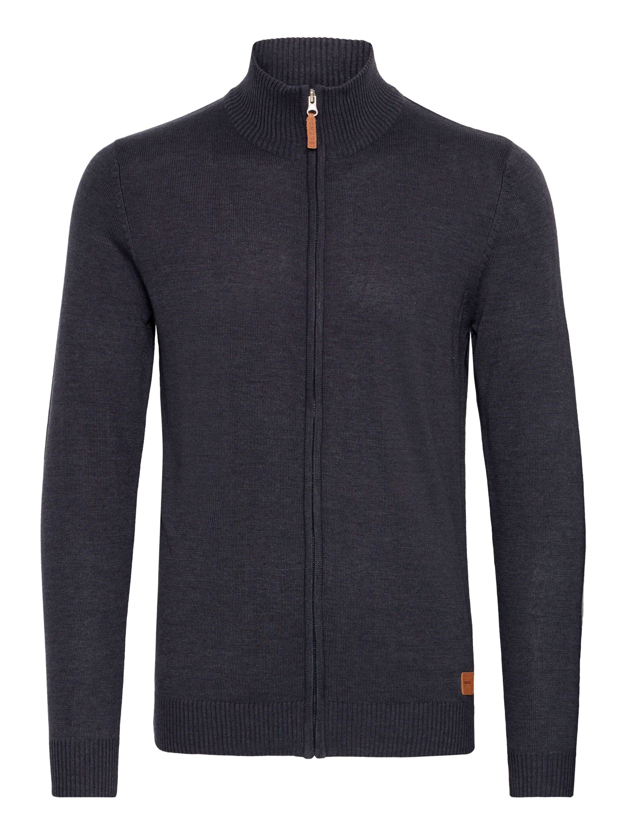 BLEND Strickjacke 'Norman' in Blau: Vorderseite