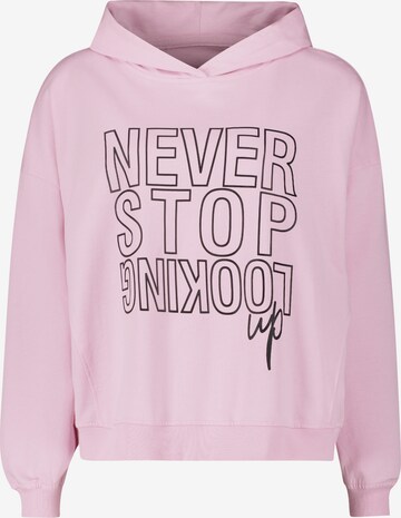 Sweat-shirt Betty Barclay en rose : devant