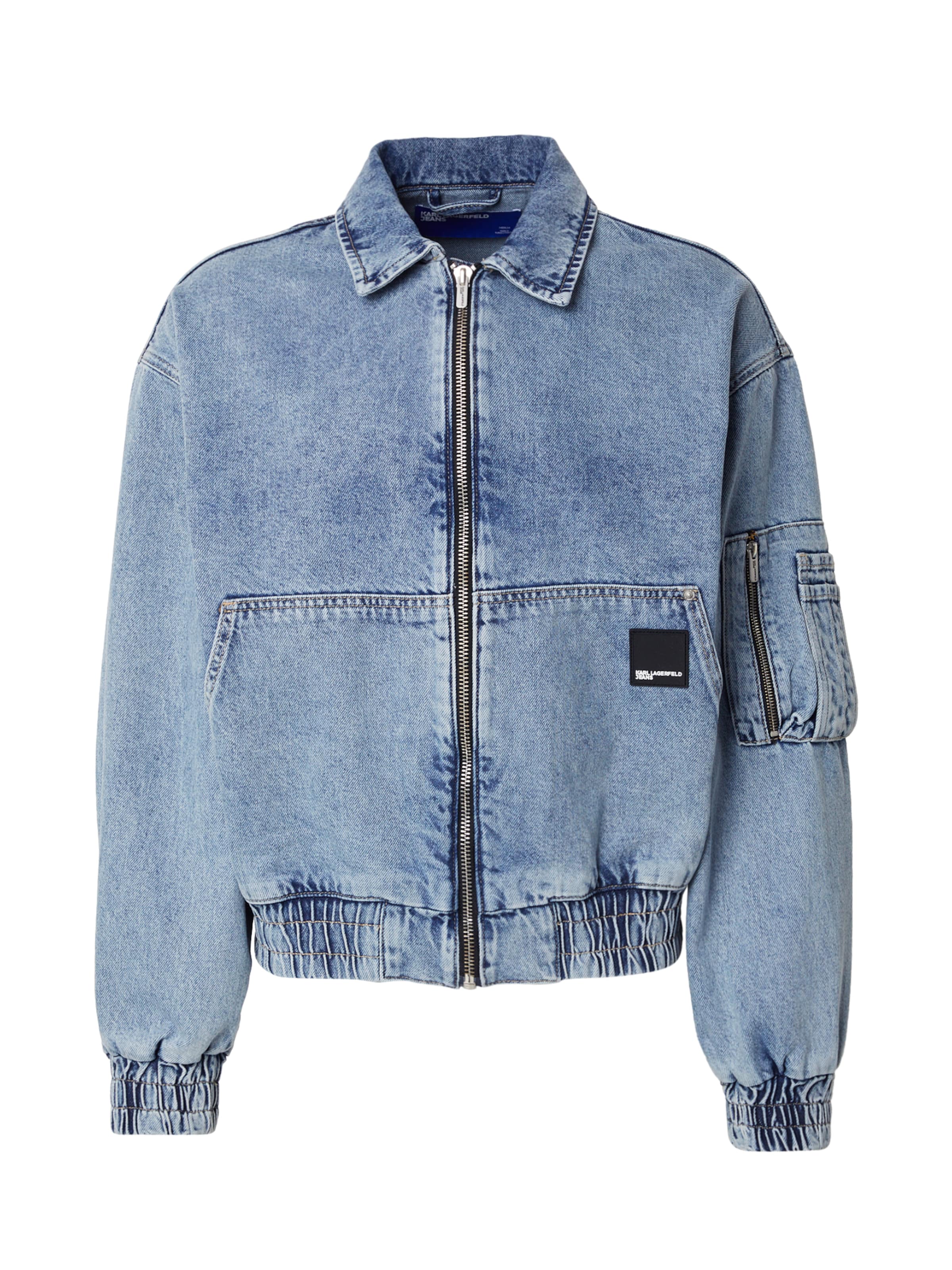 KARL LAGERFELD JEANS Kevad-sügisjope, värv sinine: eest vaates