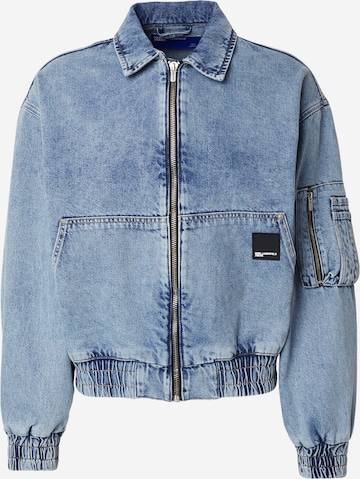 mėlyna KARL LAGERFELD JEANS Demisezoninė striukė: priekis
