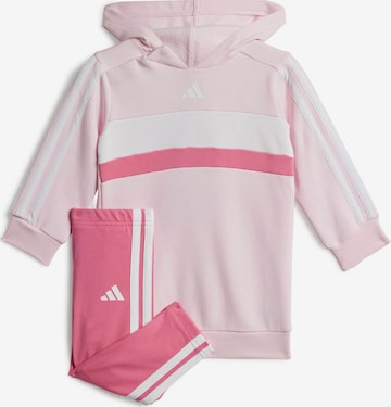 rožinė ADIDAS SPORTSWEAR Treniruočių kostiumas: priekis