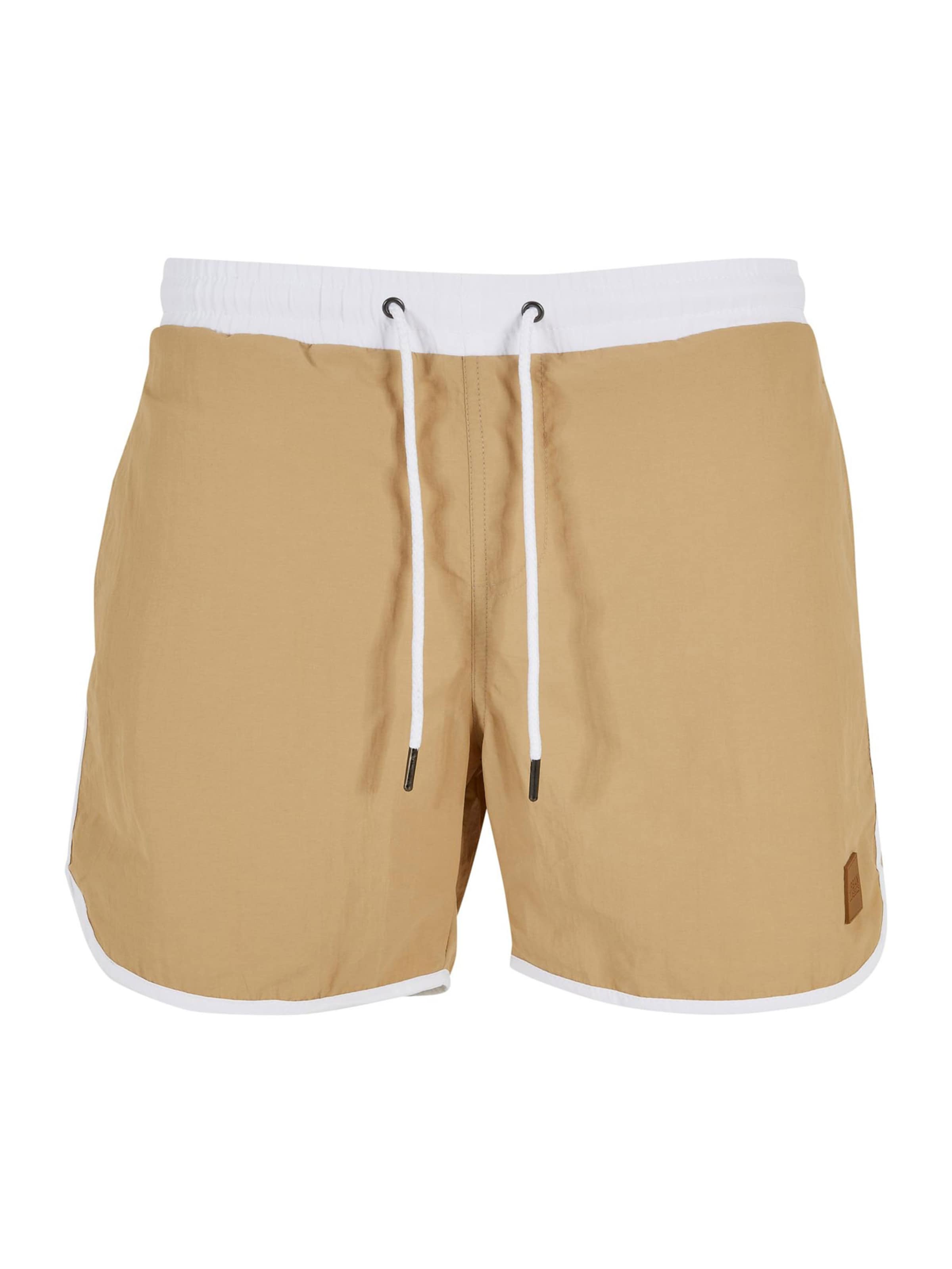 Pantaloncini da bagno di Urban Classics in beige: frontale
