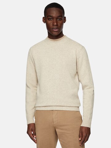 Pull-over Boggi Milano en beige : devant
