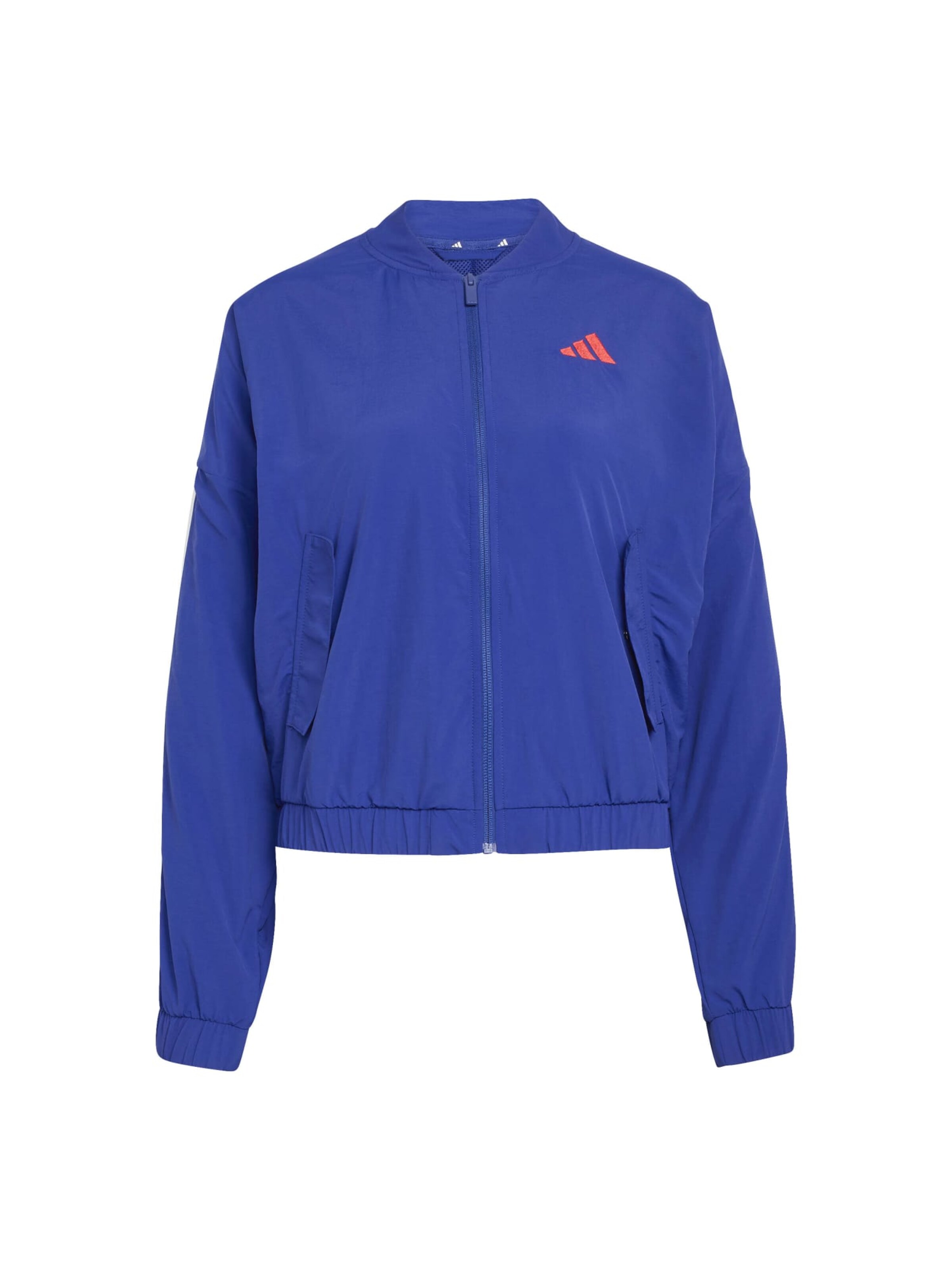 ADIDAS SPORTSWEAR - Casaco deportivo 'Essentials' em azul: frente