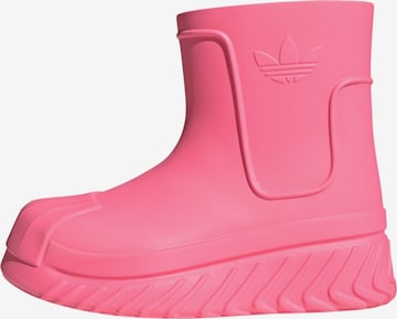 ADIDAS ORIGINALS Rubber Boots 'Adifom Sst' in Pink: front