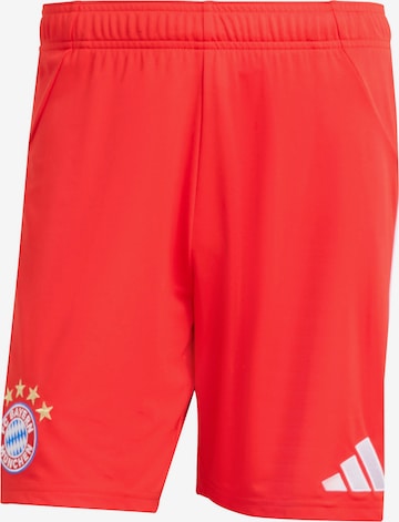 raudona ADIDAS PERFORMANCE Standartinis Sportinės kelnės 'FCB': priekis