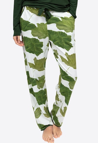 Cyberjammies Pyjamabroek 'Olive' in Groen: voorkant