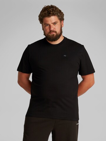 Calvin Klein Jeans Plus Футболка в Черный: спереди