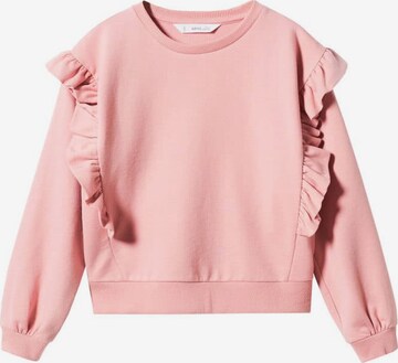 Bluză de molton 'Rose' de la MANGO KIDS pe roz: față