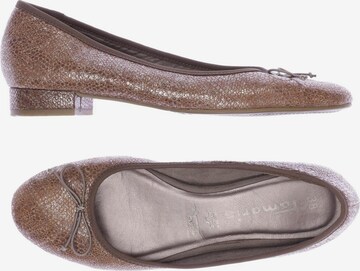 TAMARIS Flats & Loafers in 38 in Brown: front