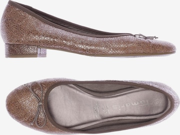 TAMARIS Flats & Loafers in 38 in Brown: front