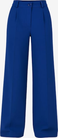 fashionshowcase Bundfaltenhose 'Seyra' in Blau: Vorderseite