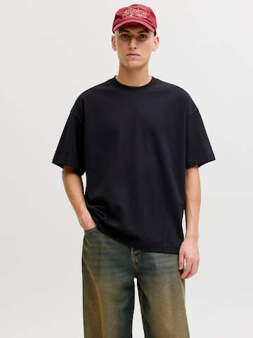 JACK & JONES - Camiseta 'JJEBARRON' en negro: frente