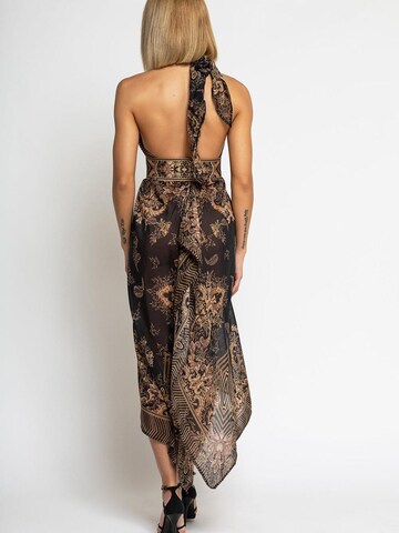 JIORO Strandkleid 'Golden Stripes'‌‌‌‌‌‌ in Mischfarben