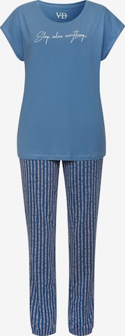 VIVANCE - Pijama en azul: frente