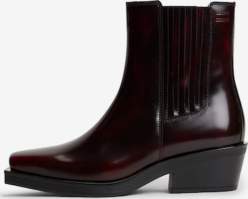 Tommy Jeans Lace-up boot in Brown: front